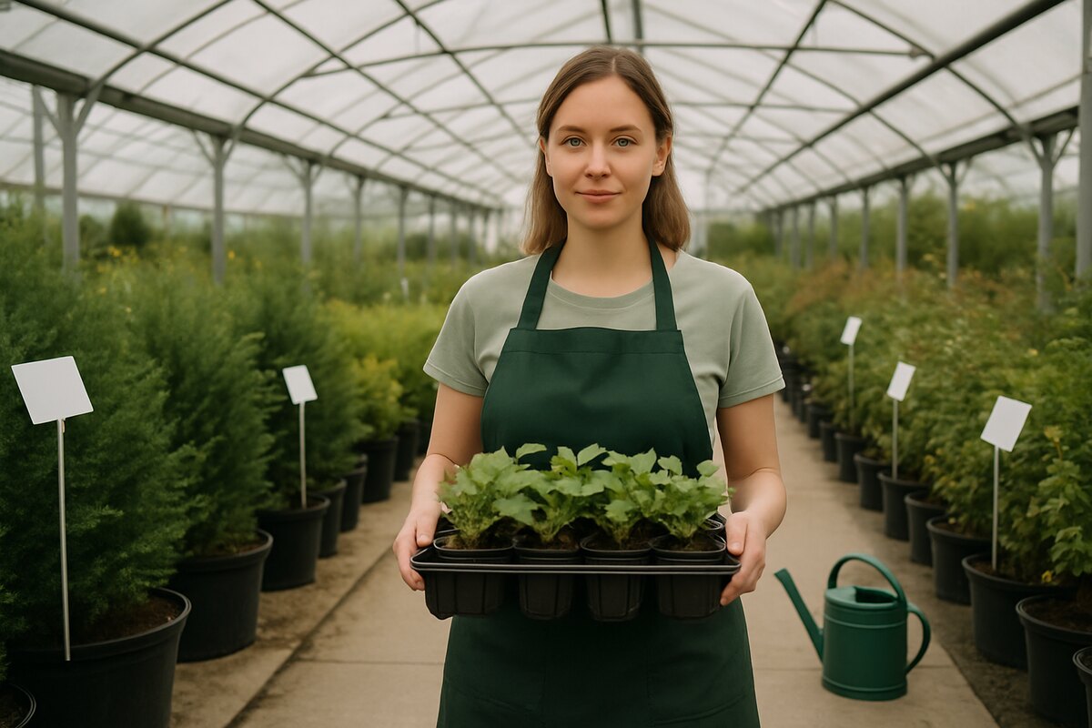 Jardinerie au travail