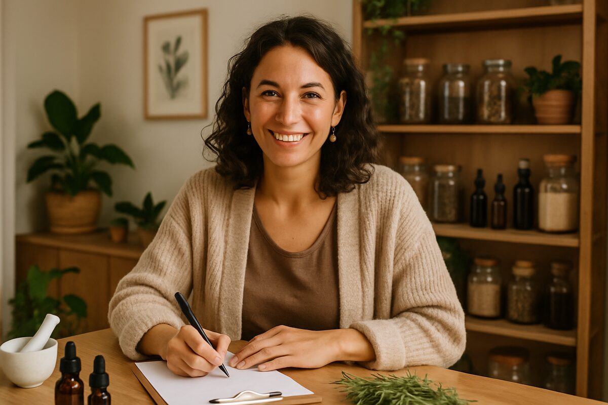 Naturopathe au travail