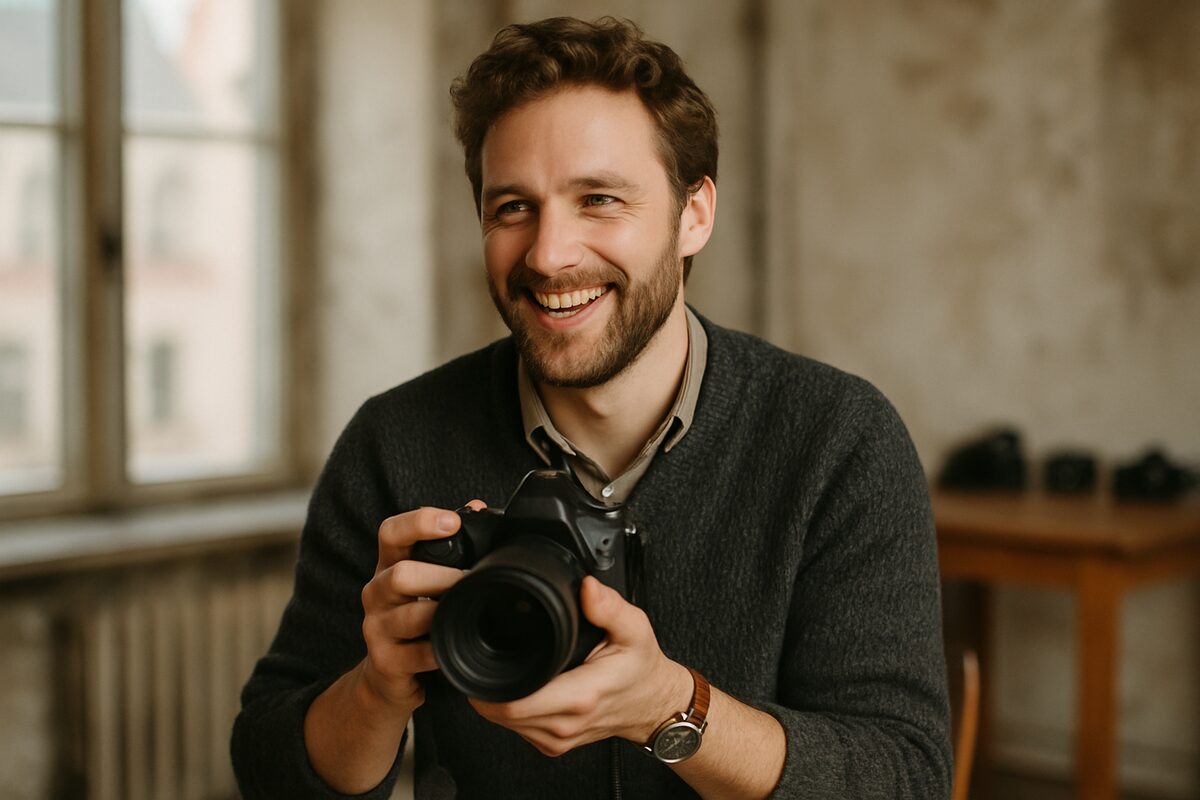 Photographe au travail
