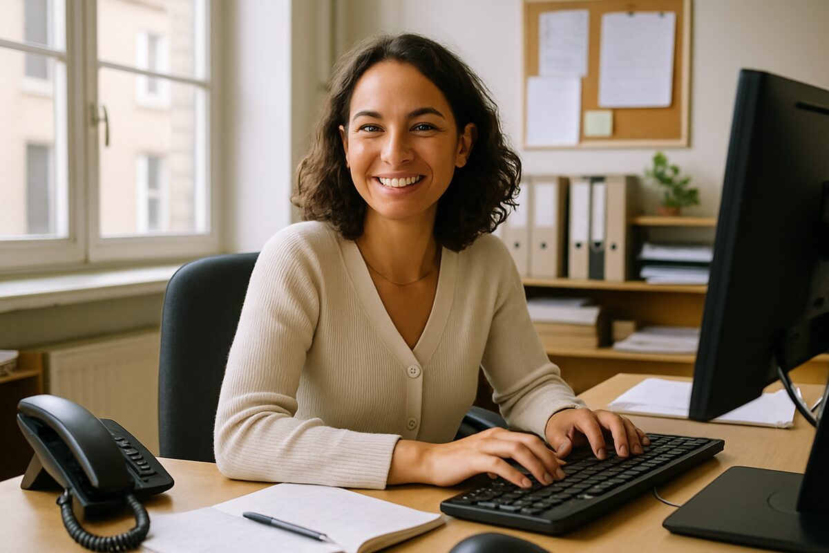 Secrétaire / aide administrative au travail
